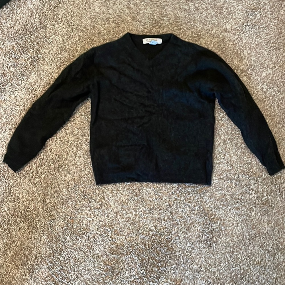 Pronto Uomo 100% Cashmere Black Sweater